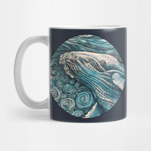 Humpback Whale Watercolor Mug